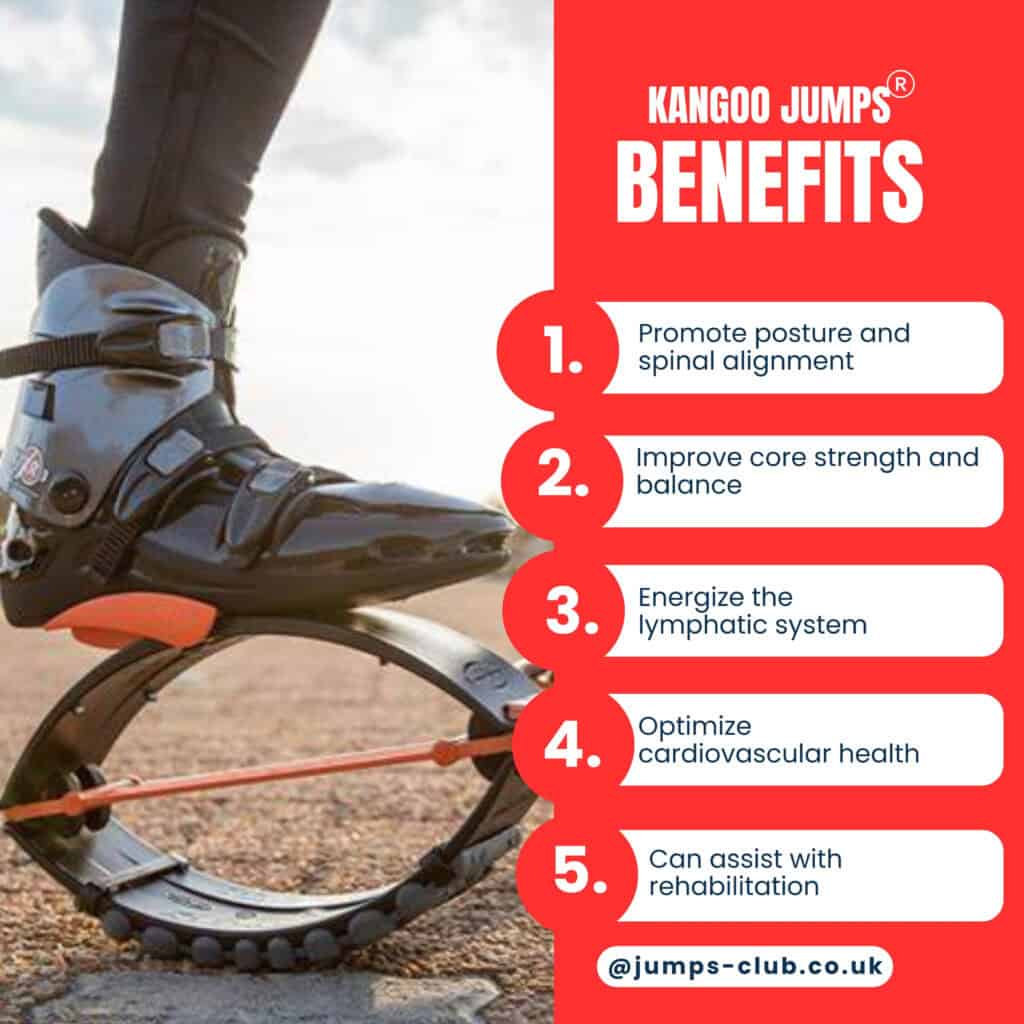 Kangoo Jumps benefits for fitness and rehabilitation.