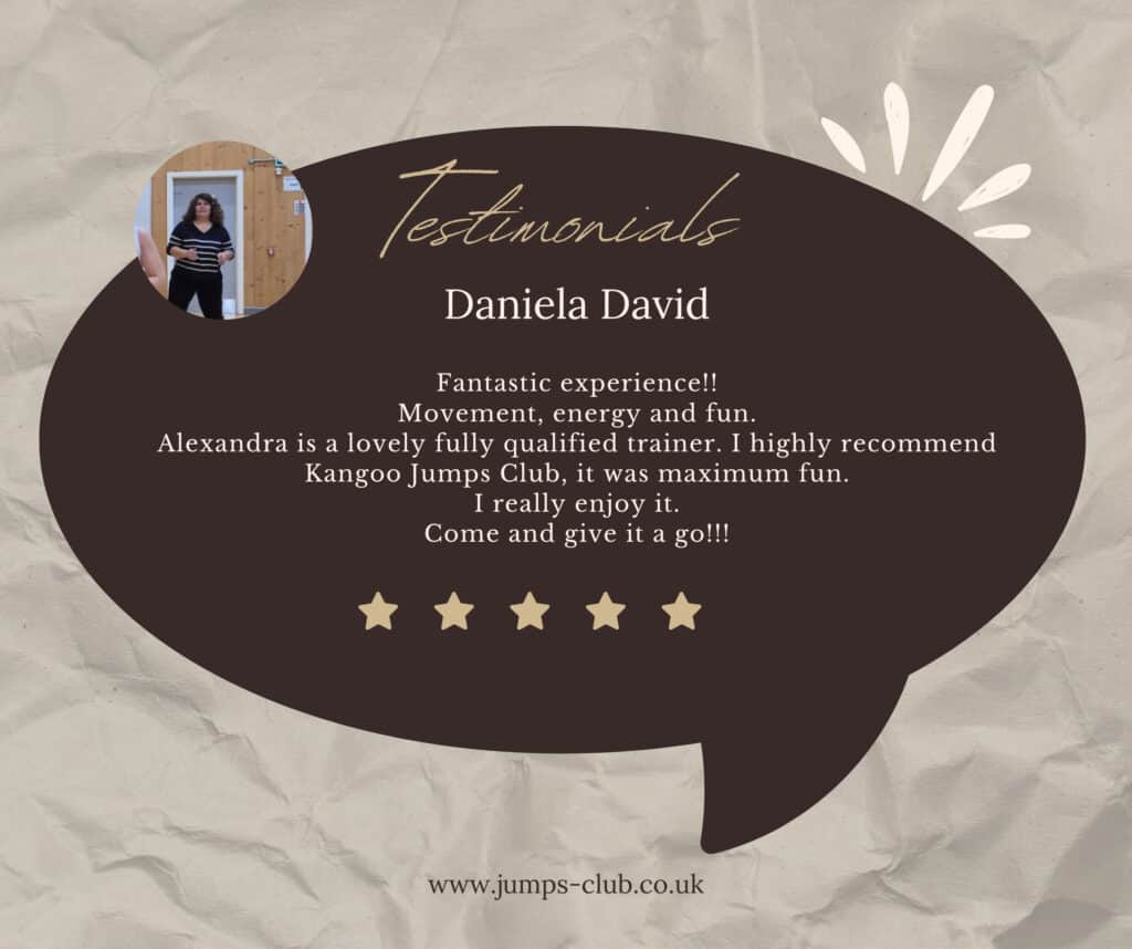 Testimonial: Fantastic experience at Kangoo Jumps Club.