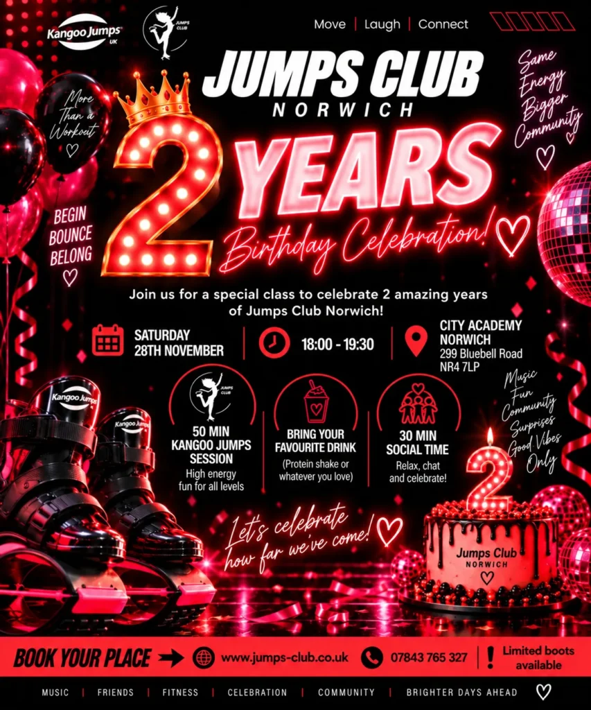 Jumps Club 2 Years Birthday Celebration poster