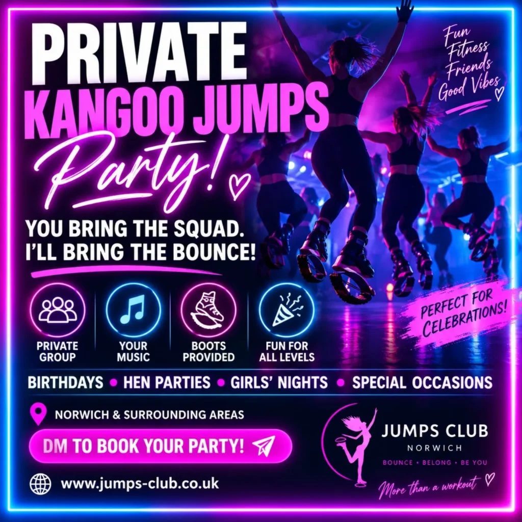 Private Kangoo Jumps Party poster